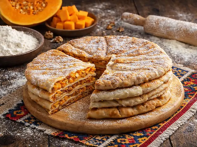 Плацинда с тыквой