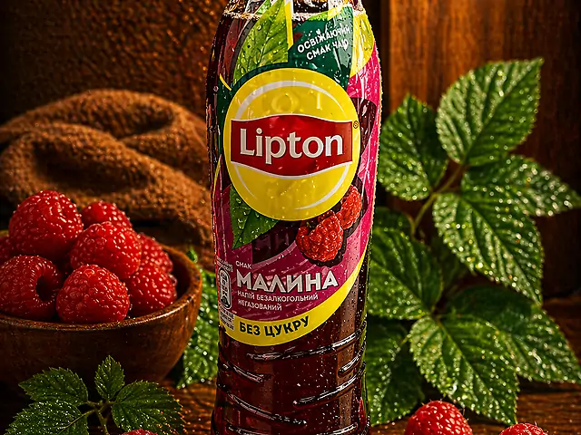 Чай липтон малина