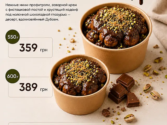 Профитроли Дубайские, S