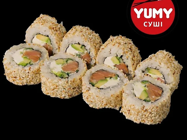 Урамакі з лососем