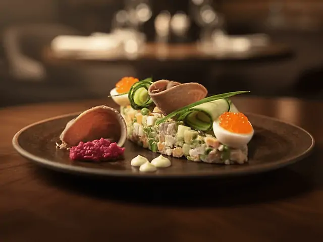 Олівʼє з язиком