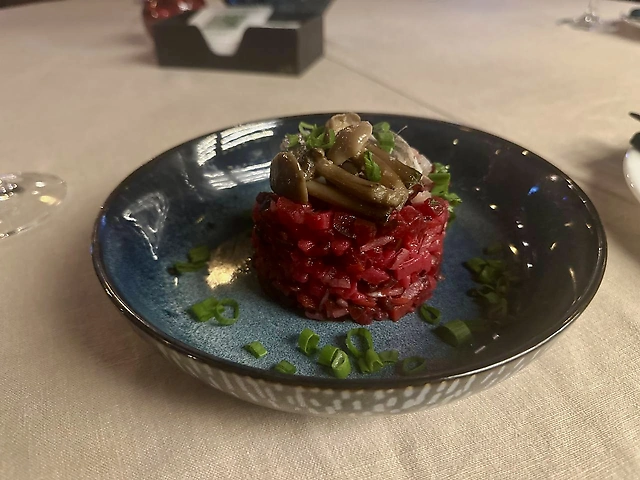 Вінегрет з оселедцем та опеньками