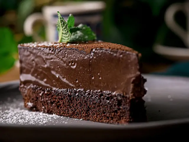 Шоколадно-кавовий торт