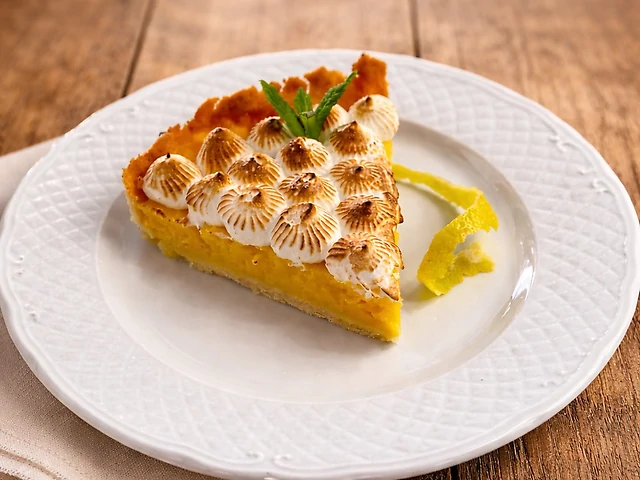 Лимонний тарт з меренгою