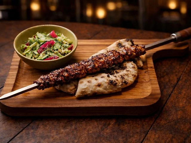 ШАМПУР -КЕБАБ курячий з фірмовою паляницею