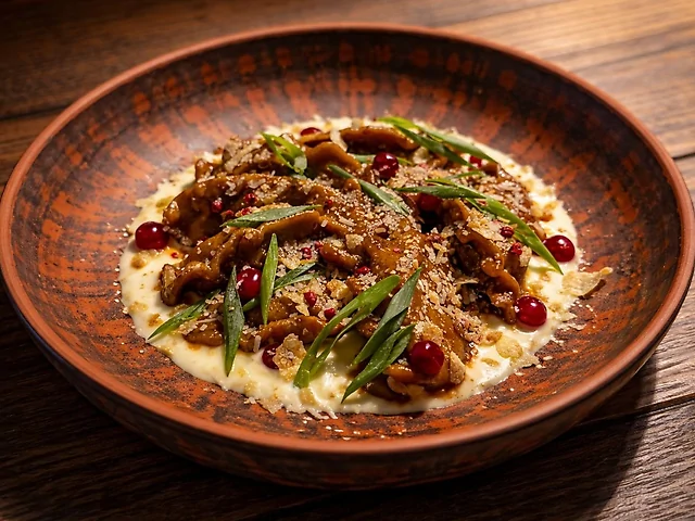 Вареники з томленою качкою