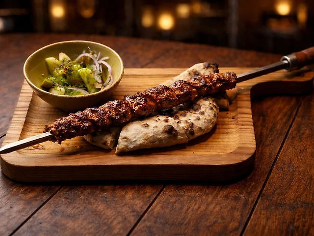 ШАМПУР -КЕБАБ курячий з фірмовою паляницею