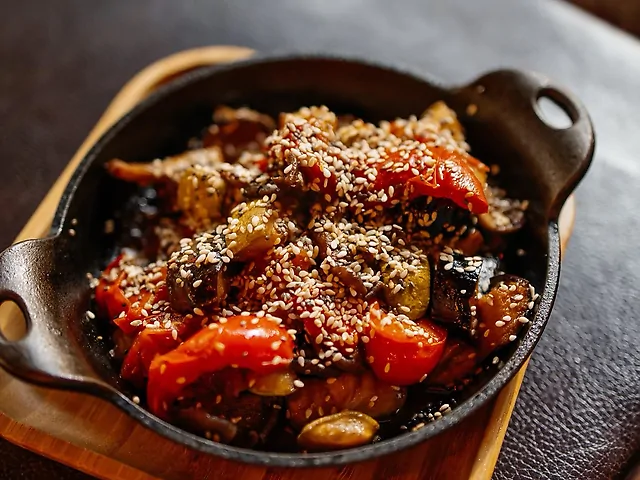 Овочева горячая пательня