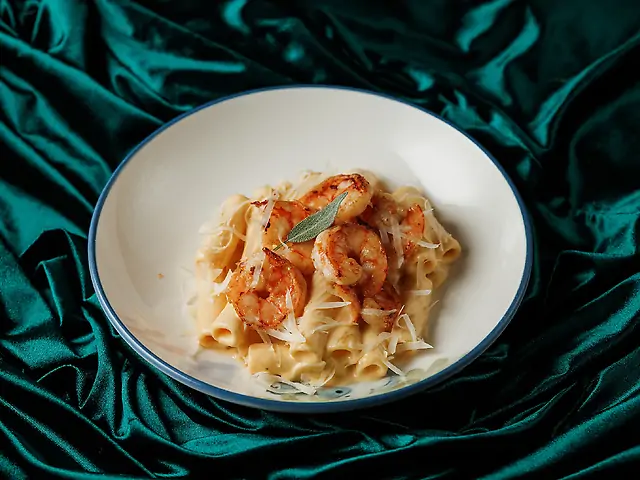 Паста з креветками