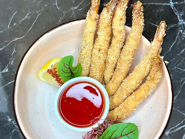 Креветки в паніровці