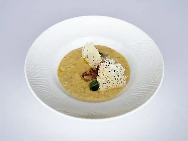 Різотто з фуа-гра та морським гребінцем