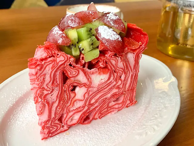 Червоний млинцевий оксамит