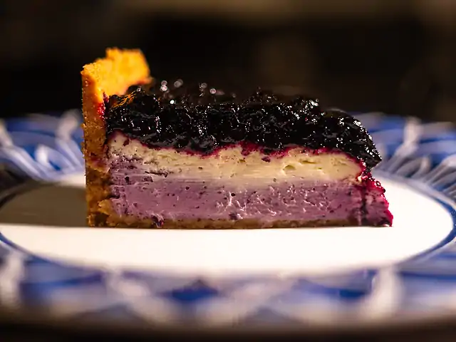 Чорничний чізкейк