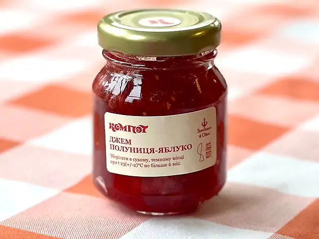 Джем яблуко-полуниця