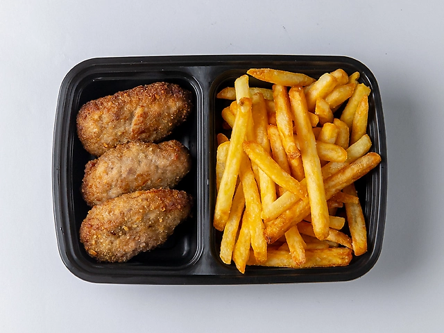 Котлети з трьох видів мяса + гарнір