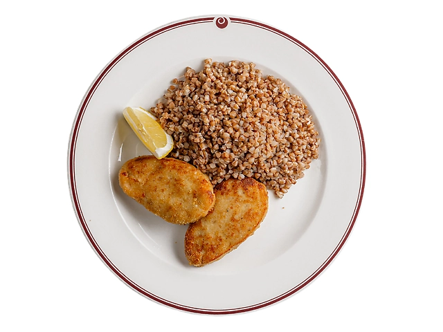 Котлети рибні із креветкою + гарнір