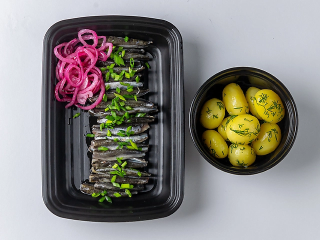 Хамса з картоплею