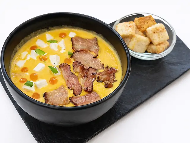 Крем-суп із гарбуза