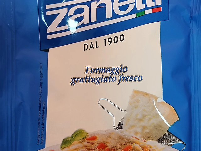 Сир твердий тертий  "Zanetti"