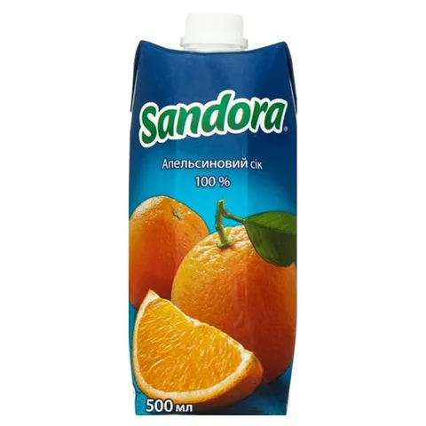 Сік Sandora Апельсиновий 0,5 л (12405)