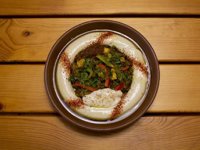 Микс Иерусалимский с Хумусом/Jerusalem mix with Hummus
