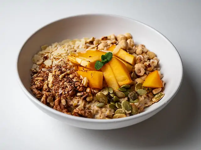 Вівсянка з хурмою без цукру