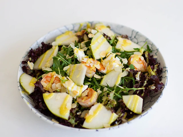 Салат з креветками