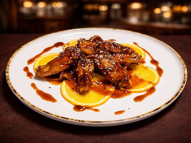 Крильця курячі в медувому соусі чілі