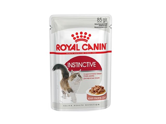 Royal Canin INSTINCTIVE, пауч для дорослих кішок, шматочки в соусі, 85гр