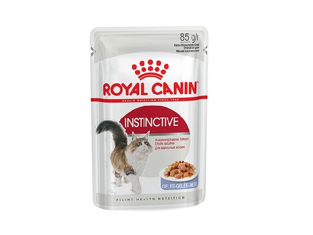 Royal Canin INSTINCTIVE IN JELLY, пауч для дорослих кішок, шматочки в желе, 85гр