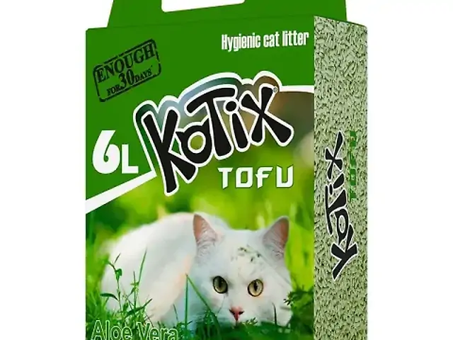 Наповнювач KOTIX  TOFU Aloe Vera (TOFU cat litter)  6L (2,5кг)