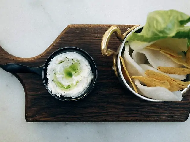 Goat cheese mousse