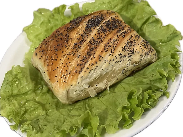 Самса з сиром і грибами