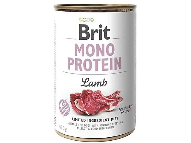 Brit Mono Protein Dog консерви з ягням для собак, 400 г