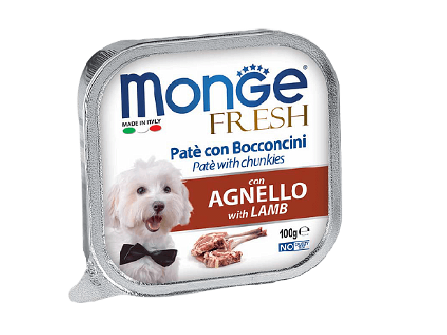 MONGE DOG WET Fresh Lamb паштет, ягня 100гр