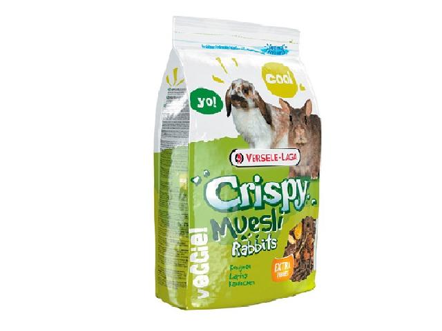 Versele-Laga Crispy Muesli Rabbit, корм для кроликів, 1kg