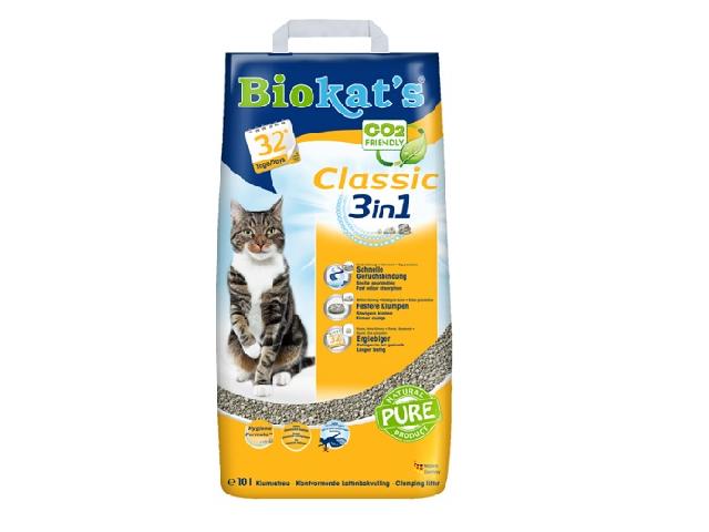 Biokats CLASSIC бентонітовий наповнювач (bentonite cat litter), Biokats CLASSIC бентонітовий наповнювач (bentonite cat litter), 10л