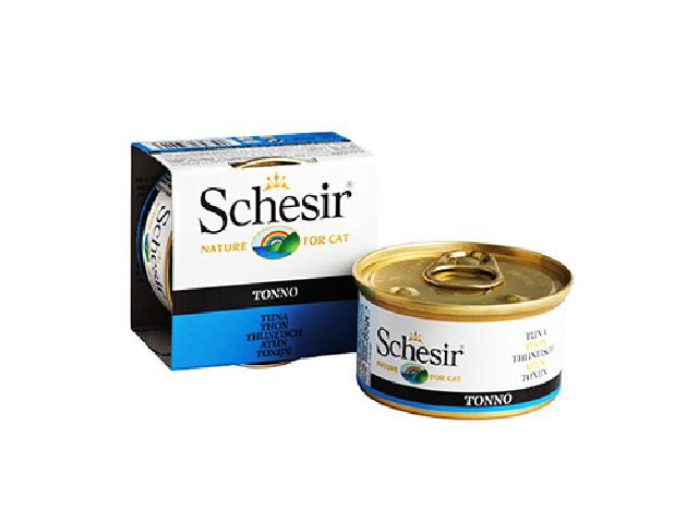 Schesir Cat Tuna, консерва для кішок, з тунцем, 85 г