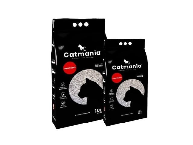 CATMANIA Бентонітовий наповнювач без запаху (bentonite cat litter)
