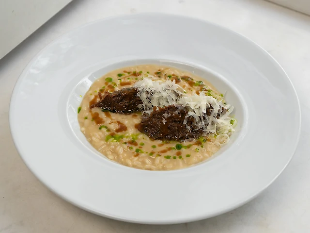 Різотто з телячіми щічками