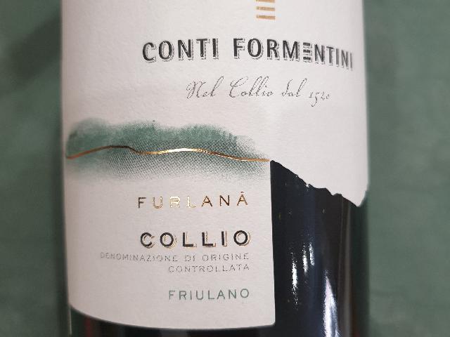 Conti Formentini Friulano Collio Furlana /    Конти Форментини Фриулано Коллио Фурлана бел.сух.