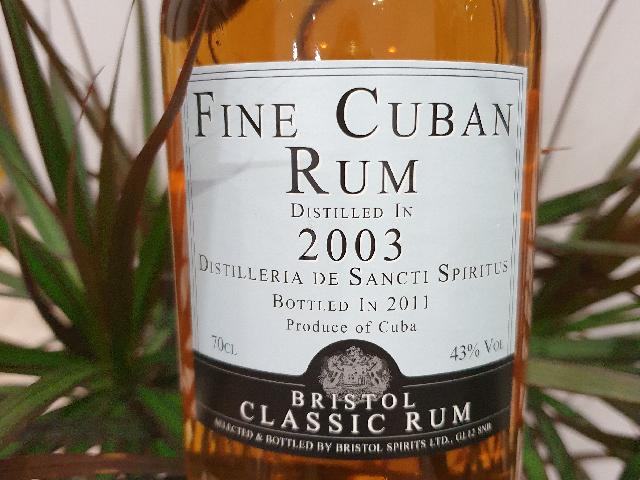Bristol Spirits Cuban Rum 2003   /   Бристоль Спиритс Кубан Ром 2003