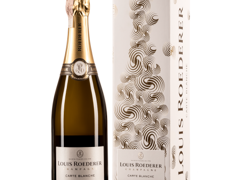 Шампанское Louis Roederer Demi Sec Carte Blanche, белое полусухое, 0,75 л, Шампань, Франция (арт. 1003220)
