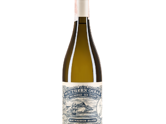 Вино Southern Ocean Sauvignon Blanc Marlborough, белое сухое, 0,75 л, Мальборо, Новая Зеландия (арт : 4026210)