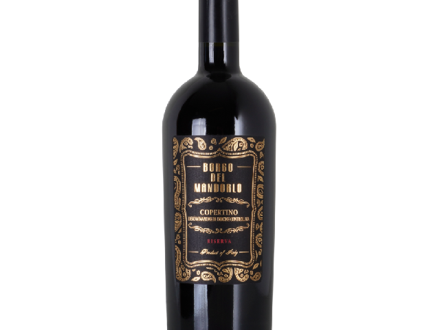 Вино Borgo del Mandorlo Copertino Riserva DOC, красное сухое, 0,75 л, Апулия, Италия (арт. 2991360)