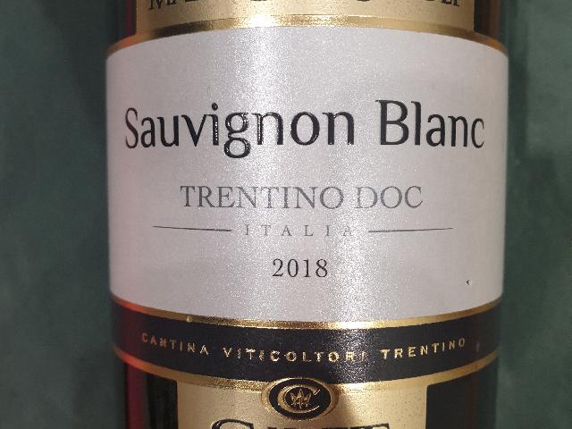 Cavit Mastri Vernacoli Sauvignon Blanc 2018 / Кавит Мастри  Вернаколи  Совиньон  Блан 2018 бел.сух