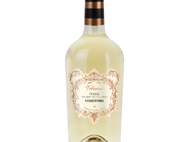 Вино Velarino Vermentino Puglia IGT, белое сухое, 0,75 л, Апулия, Италия (Артикул: 2991310)