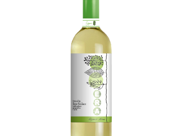Вино Era Inzolia Terre Siciliane IGT Organic, белое сухое, 0,75 л, Сицилия, Италия (Артикул: 2991220)