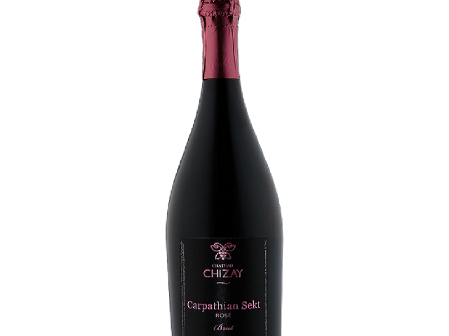 Вино ігристе Chateau Chizay Brut Rose, рожеве брют, 0,75 л, Закарпаття, Україна (Артикул: 6315303)
