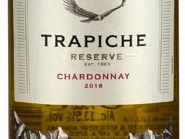 Trapiche Reserve Chardonnay  /  Трапиче  Резерв  Шардоне   бел.сух.